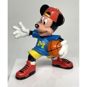 Mickey Mouse‎ Vintage Disney Figure PVC 3" Basketball Mickey Impulse